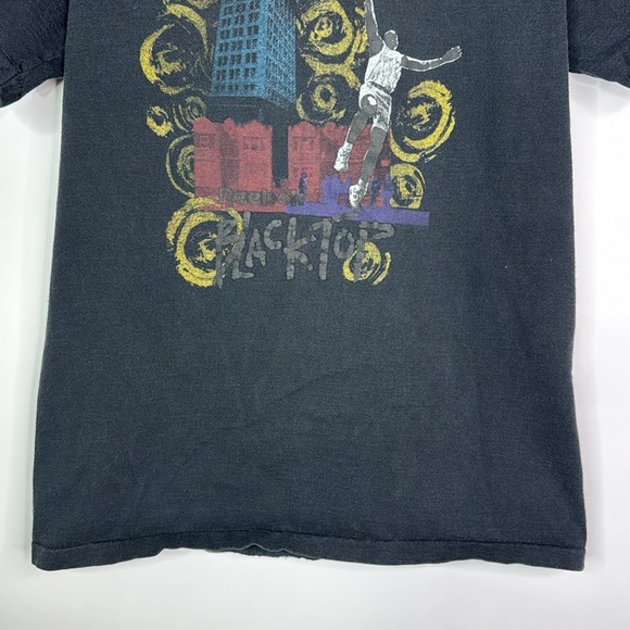 Vintage Reebok Blacktop Single Stitch Tshirt Large - Picture 3 of 10